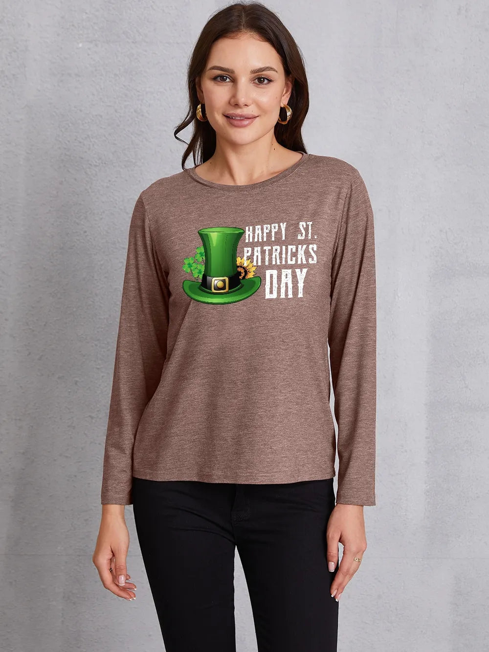 HAPPY ST. PATRICK'S DAY Round Neck T-Shirt