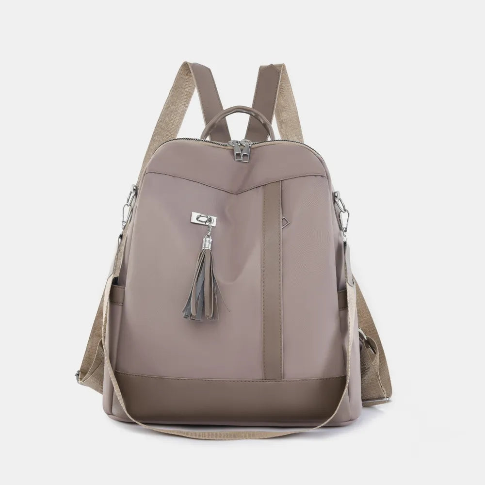 Tassel Oxford Cloth Backpack Bag