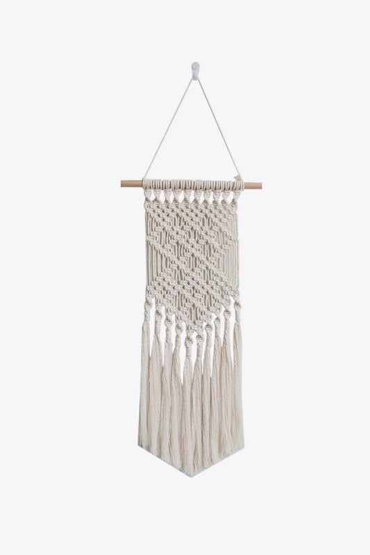 Macrame Fringe Wall Hanging