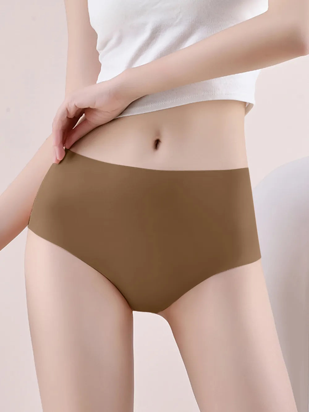 Seamless Mid-Rise Waist Panty