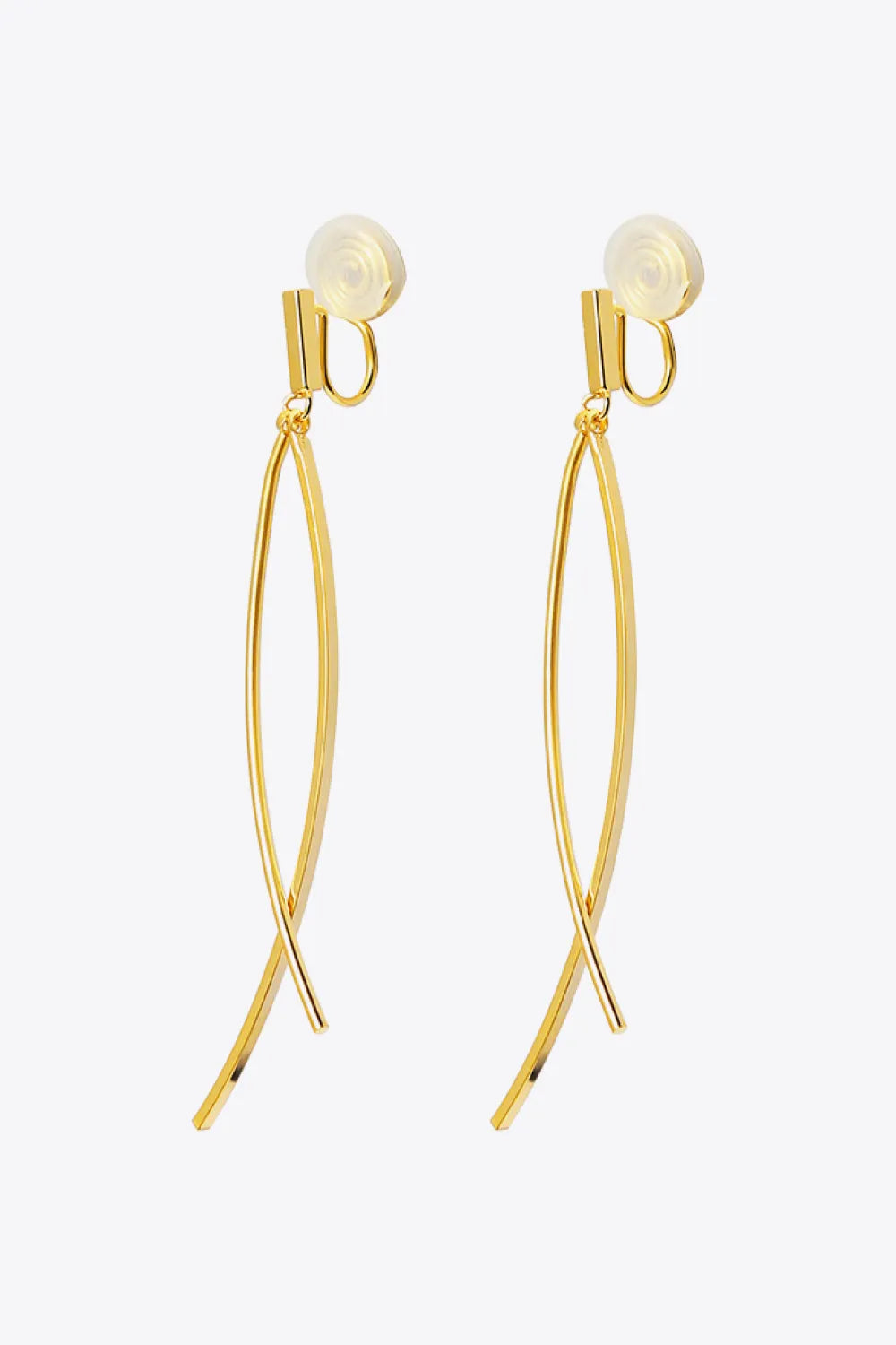 18K Gold Plated Clip-On Earrings