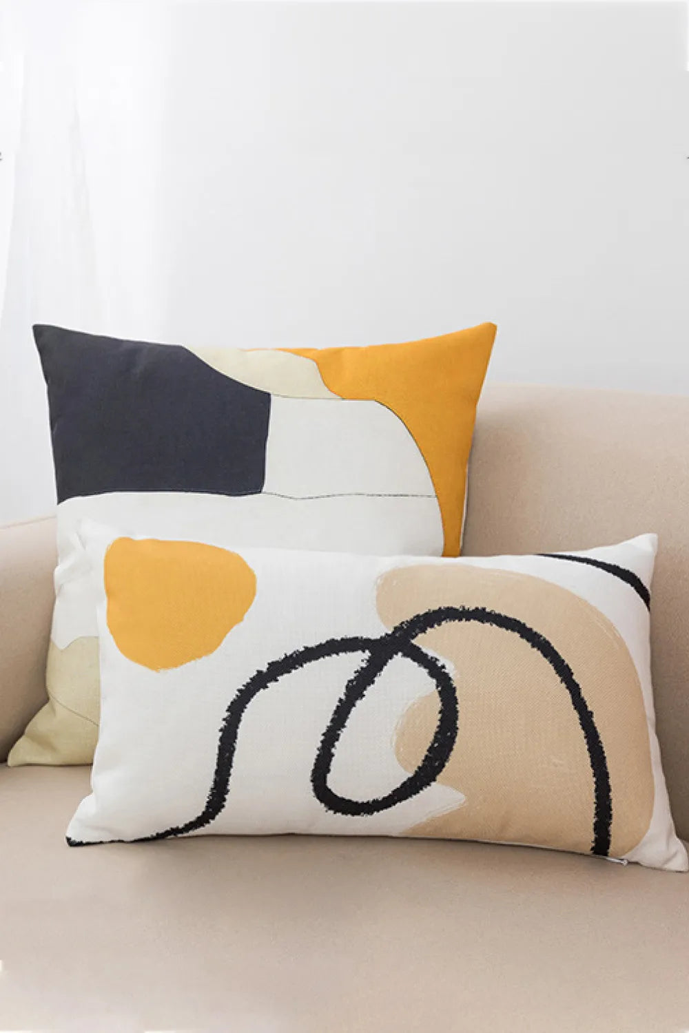 2-Pack Decorative Throw Pillow Cases