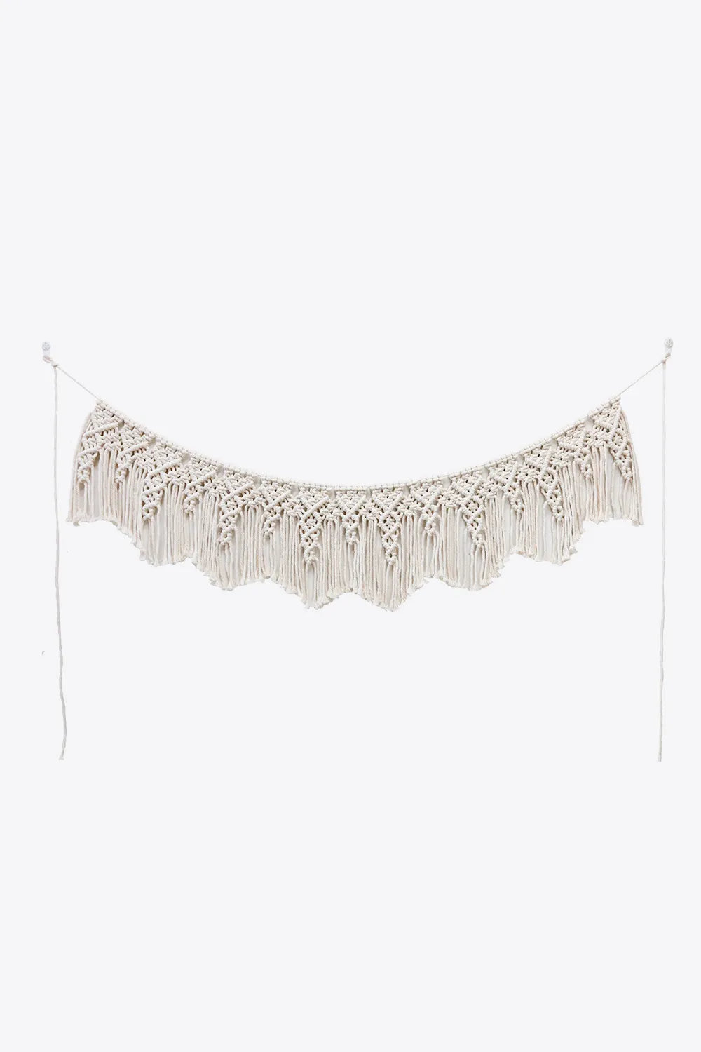 Macrame Fringe Wall Hanging Decor