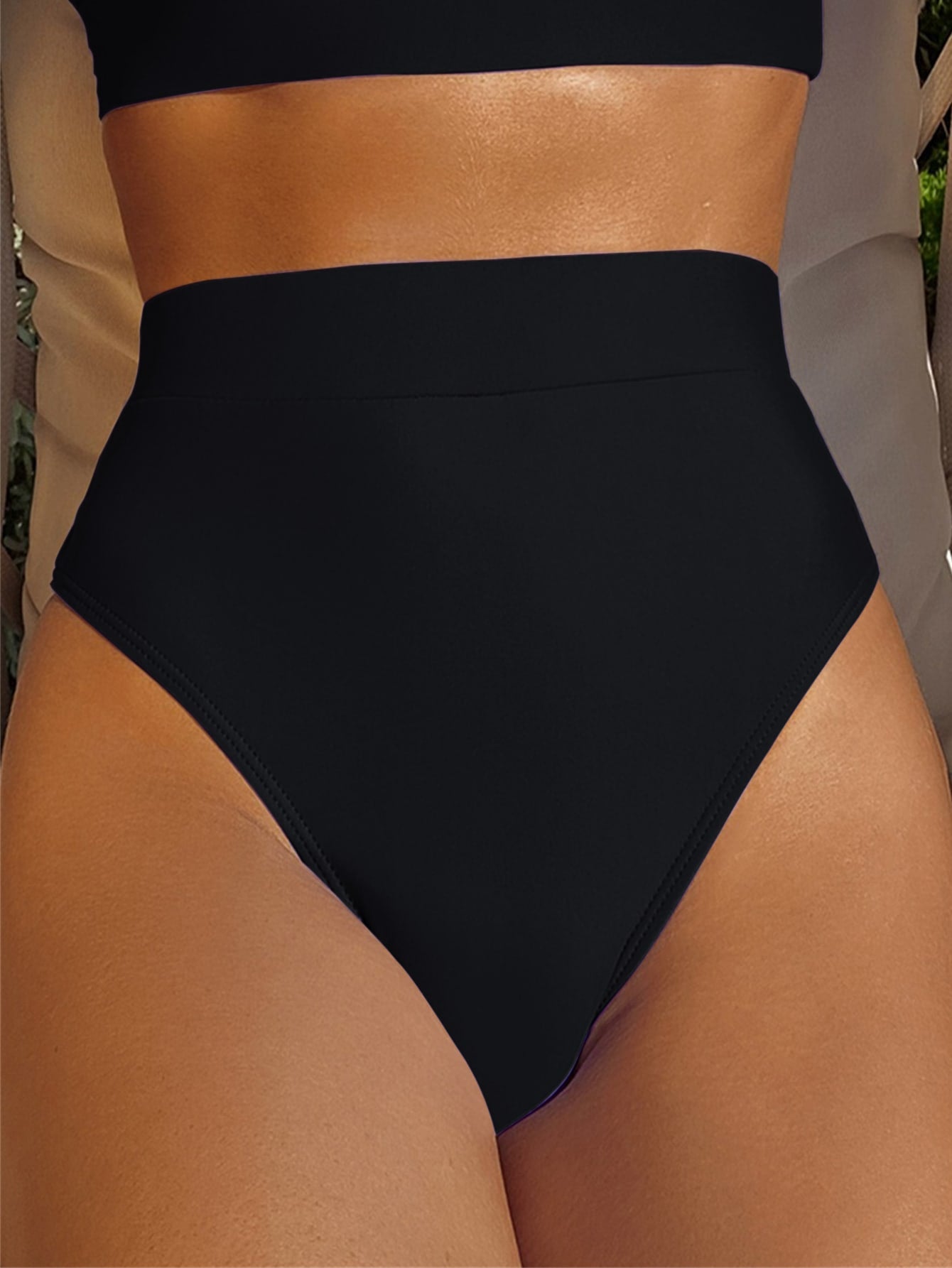 Swim Summer Beach High Waisted Bikini Panty