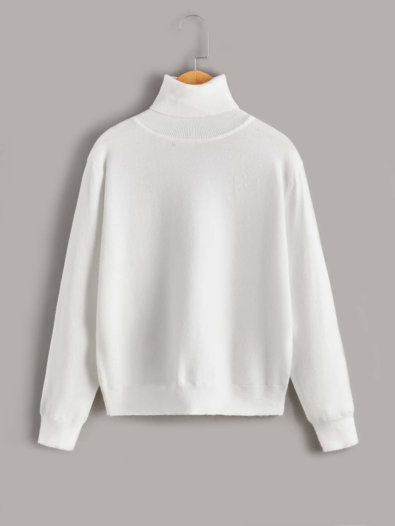 Tween Boy Solid Turtleneck Sweater