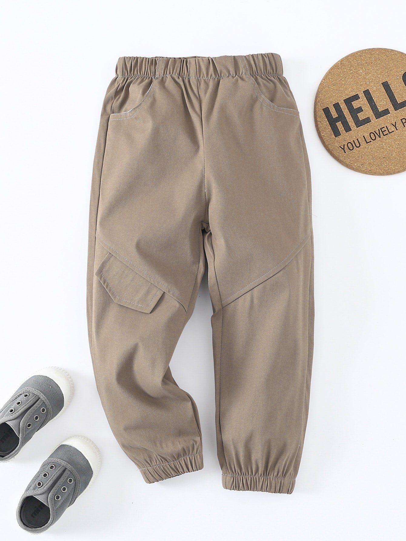 Young Boy Elastic Waist Joggers