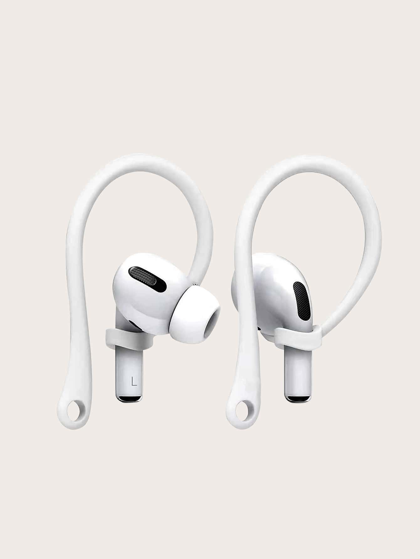 2pcs Silicone Wireless Earphone Holder Compatible With AirPods