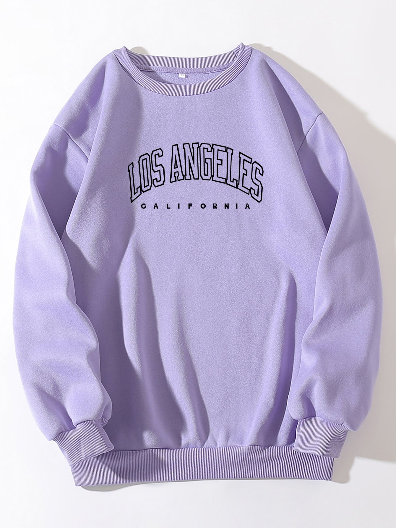 Letter Graphic Thermal Lined Sweatshirt