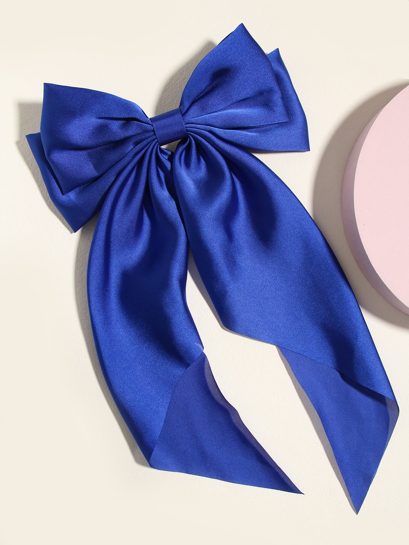 1pc Bowknot Silk Hair Clip Cute