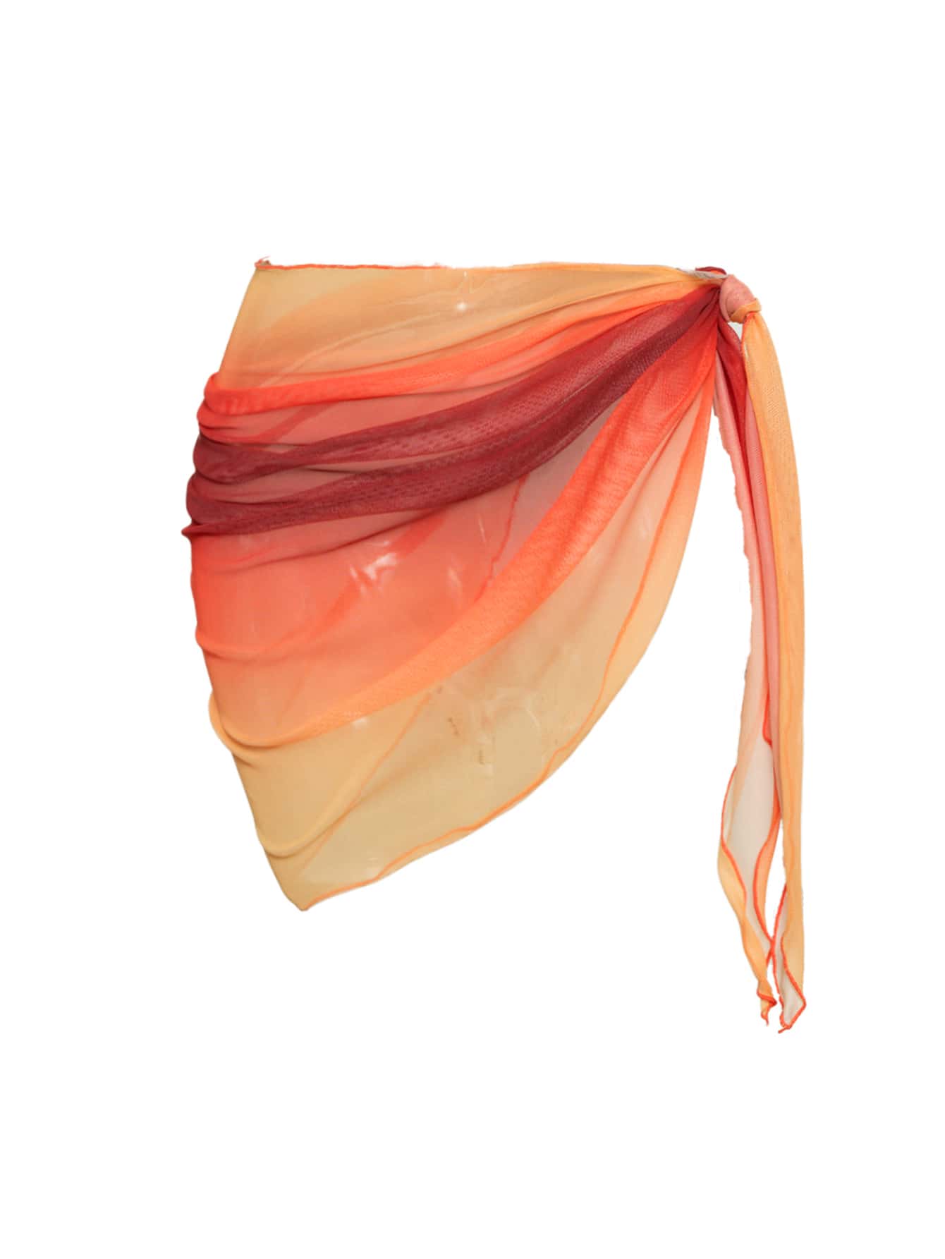 Swim Mod Summer Beach Ombre Cover Up Skirt