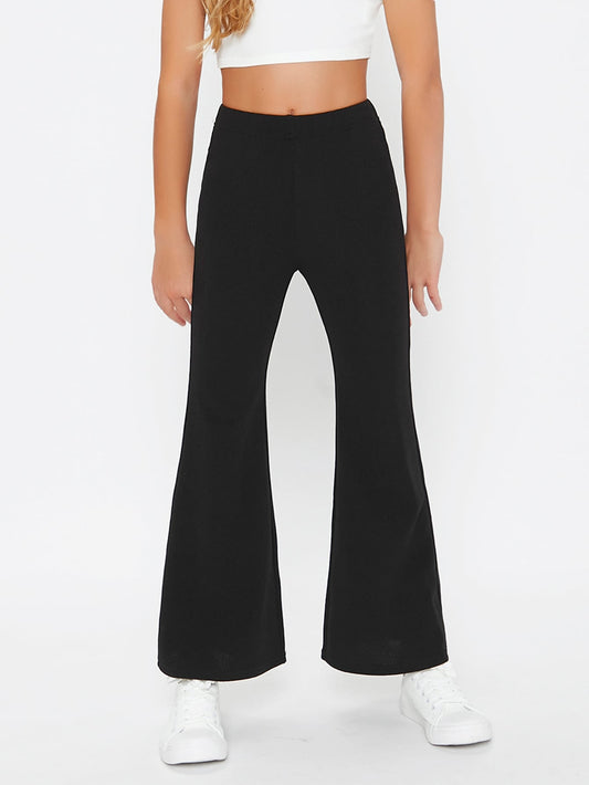 Tween Girl High Waist Flare Leg Pants