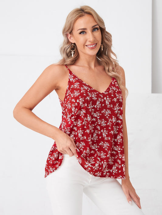 Ditsy Floral Print Cami Top