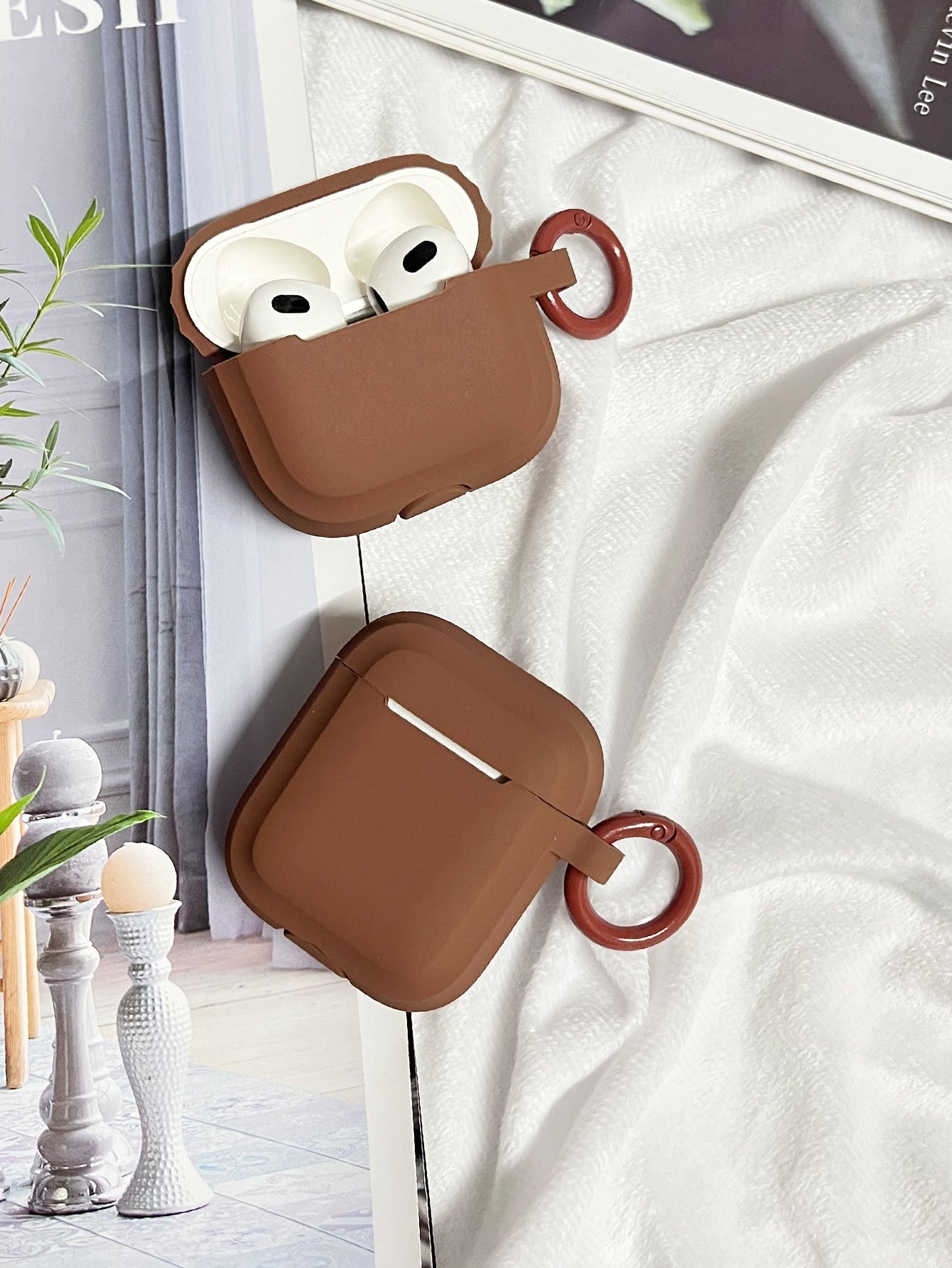 Anti-fall Solid Color Case Compatible With AirPods