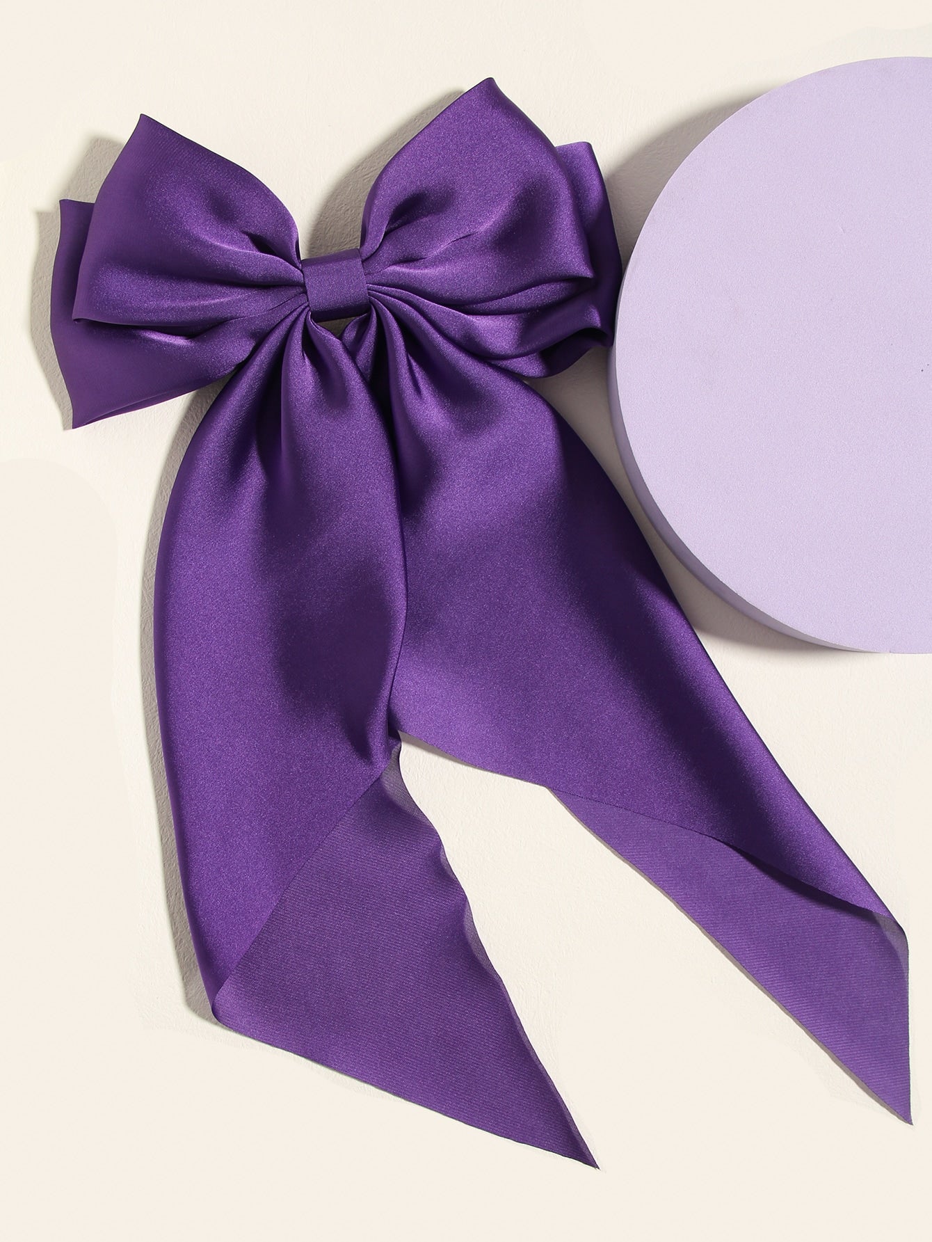 1pc Bowknot Silk Hair Clip Cute