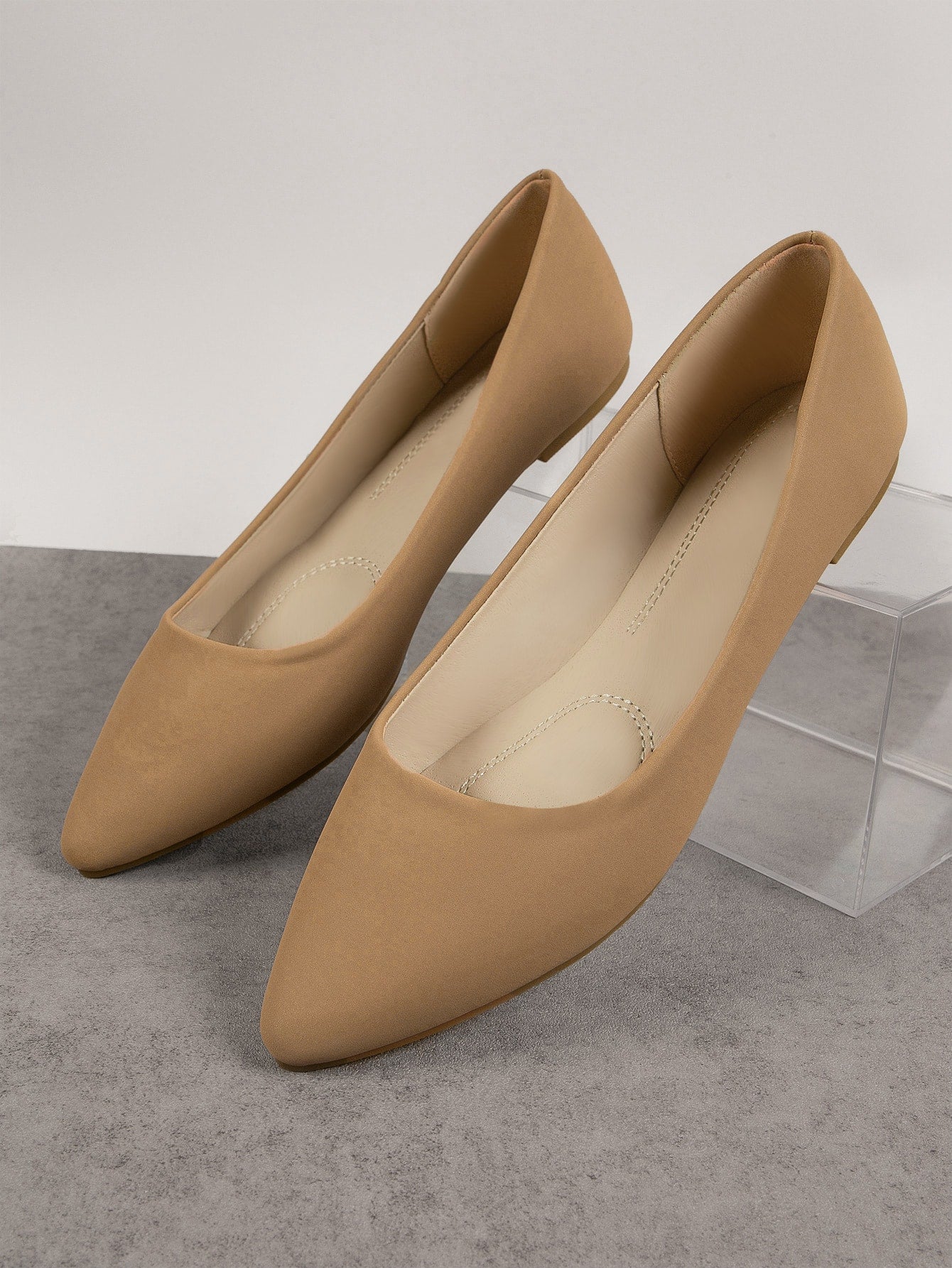 Patent Closed Toe Court Ballet Flats