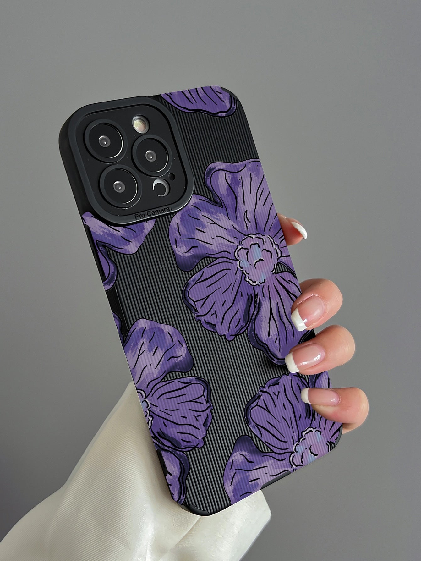 1pc TPU Leather Floral Phone Case Compatible With IPhone 11/12/13/14/12ProMax/13ProMax/14ProMax/15/15Pro/15Plus/15ProMax And Samsung S20/FE/A71/U22/A52/A53/A32/A04/A13/A24/A33/A34/A54/S23 Ultra/S24 Ultra