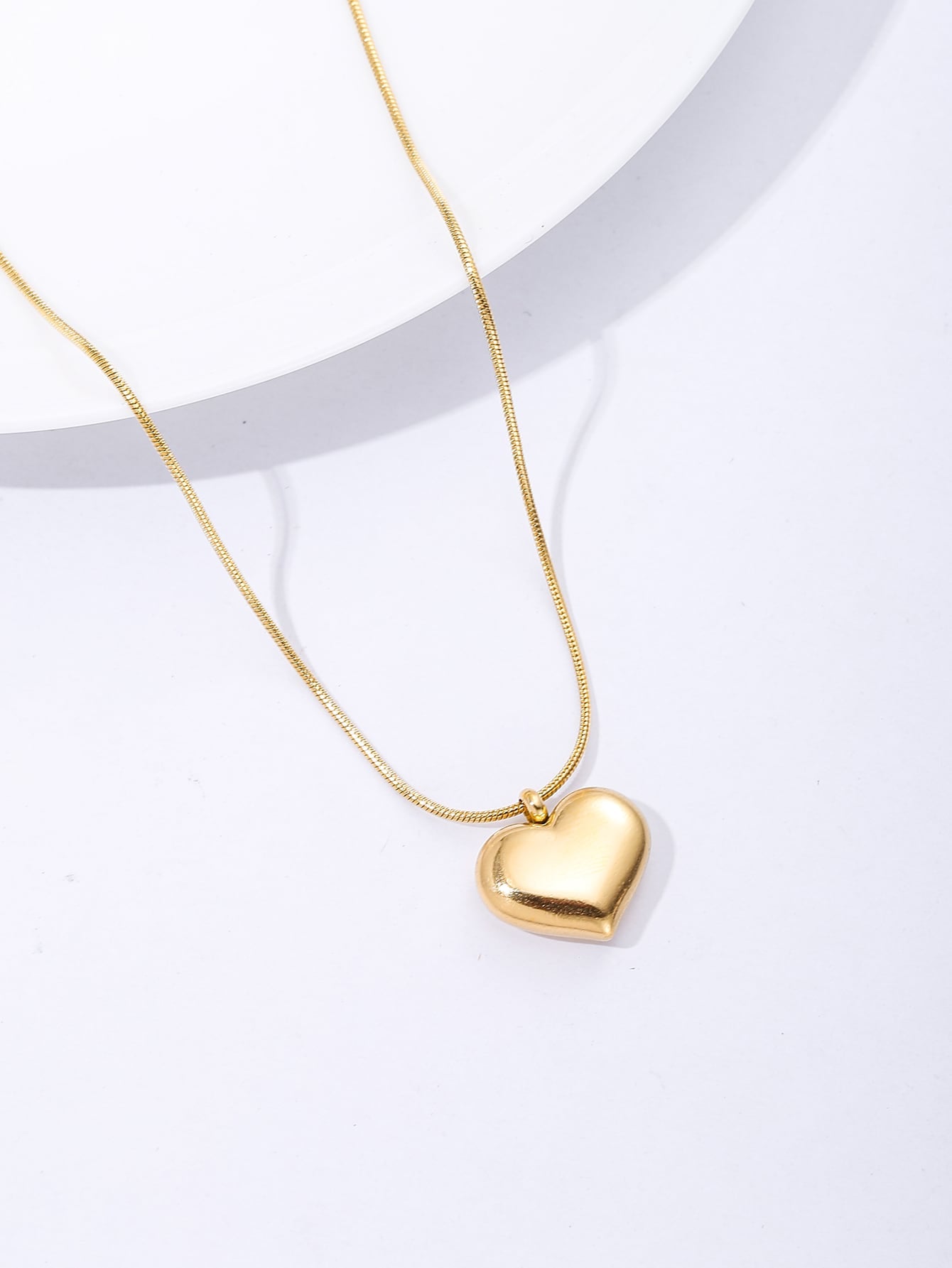 Girls Heart Charm Necklace