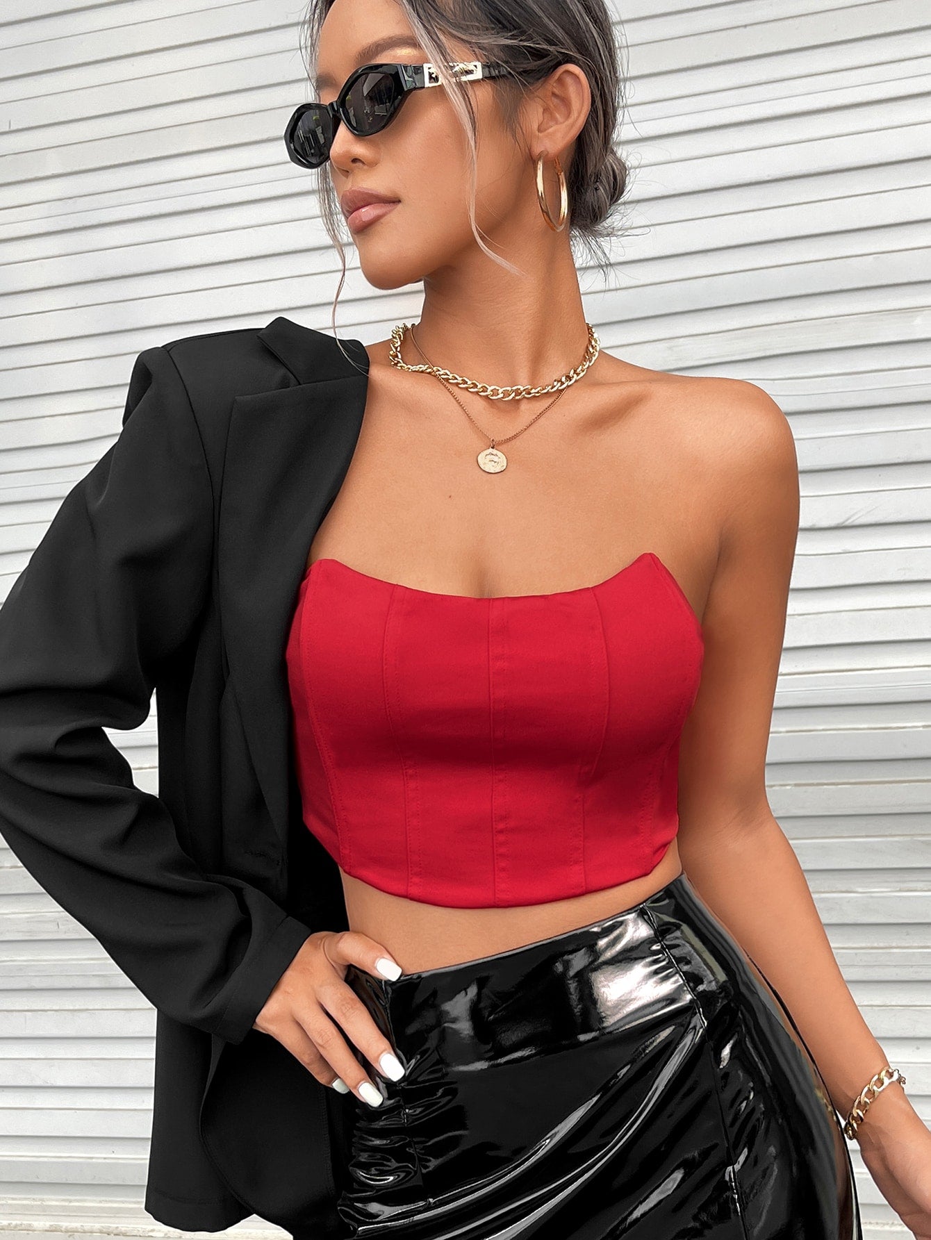 Solid Crop Tube Top