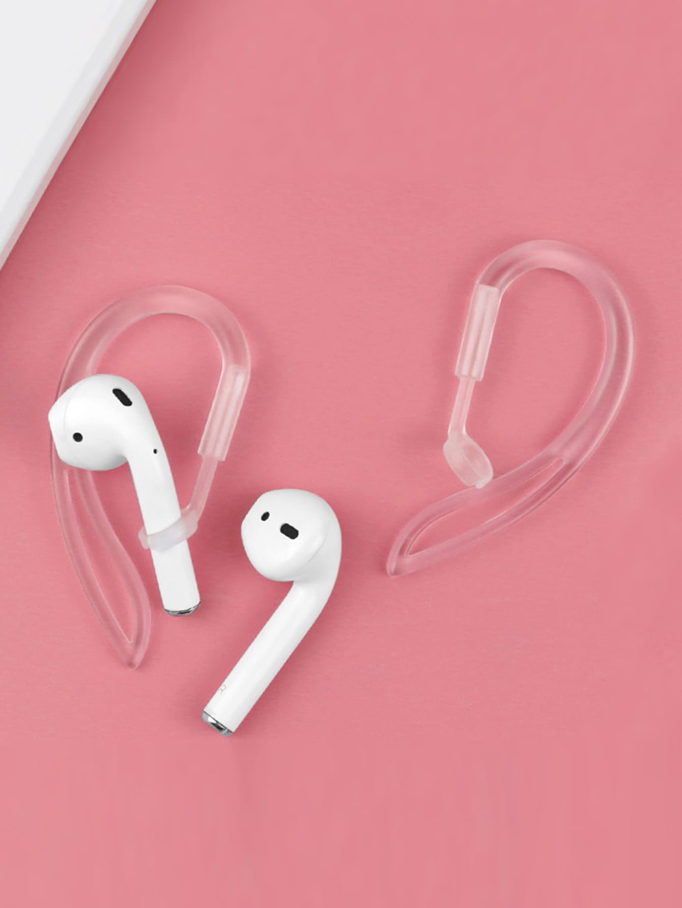 AirPods 1/2用イヤーフック4個、6mmユニバーサルBluetoothイヤホン、AirPods Pro用スポーツ紛失防止シリコンイヤーフック