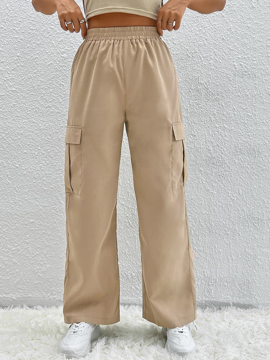 Flap Pocket Side Cargo Pants