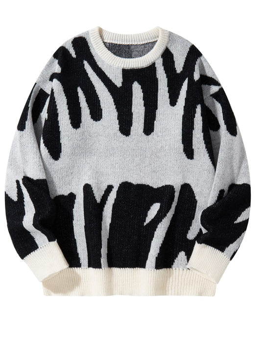 Men Graphic Pattern Sweater