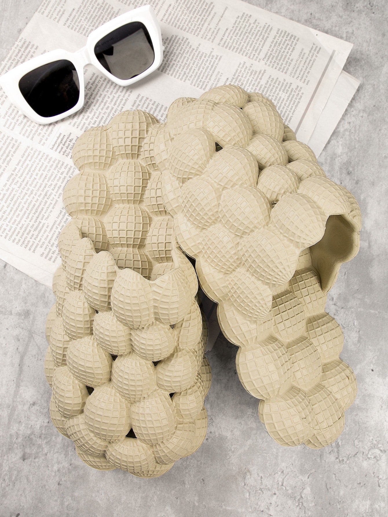 Massage Ball Closed Toe Slippers