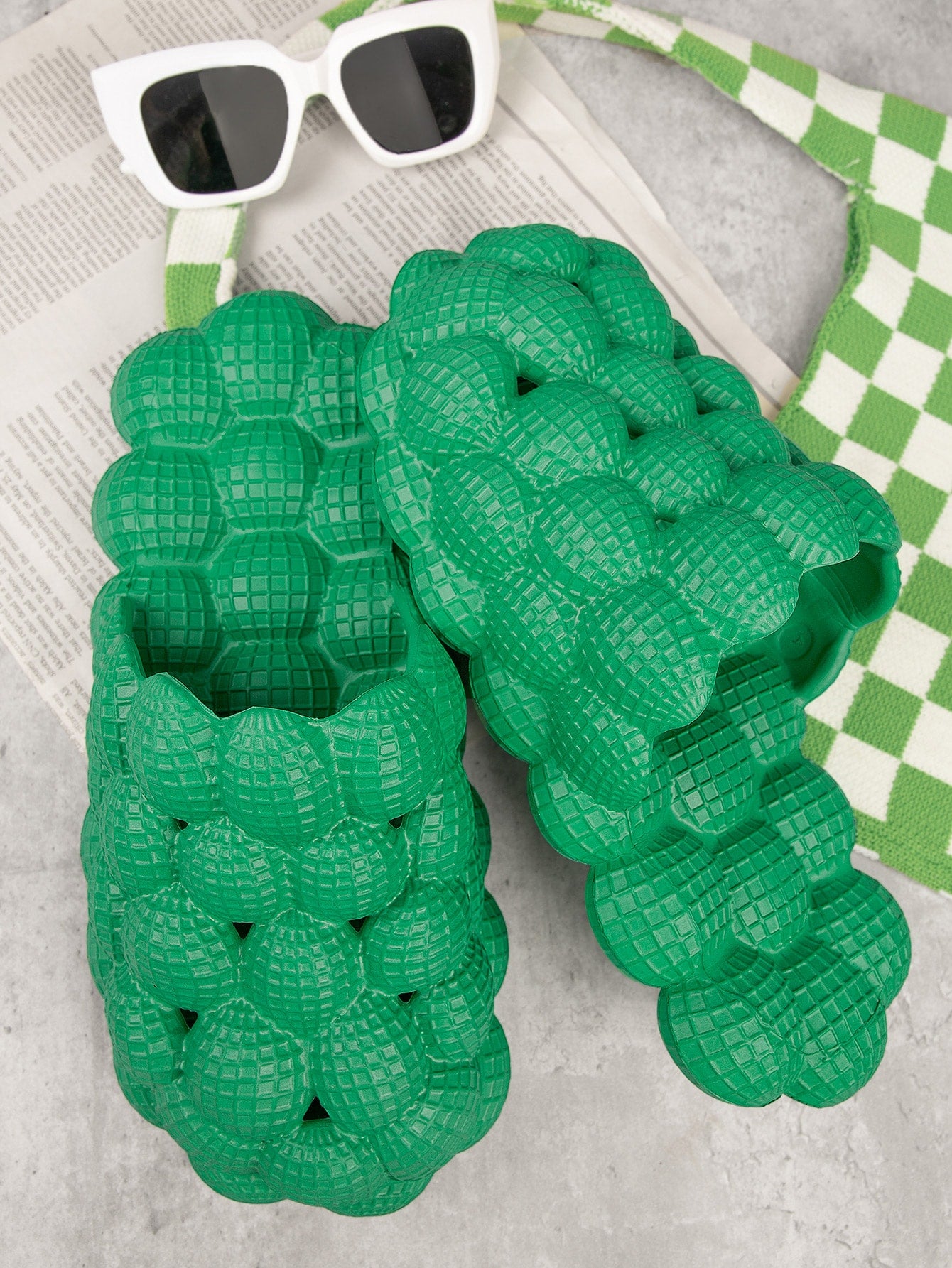 Massage Ball Closed Toe Slippers