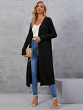 Open Front Longline Coat Workwear