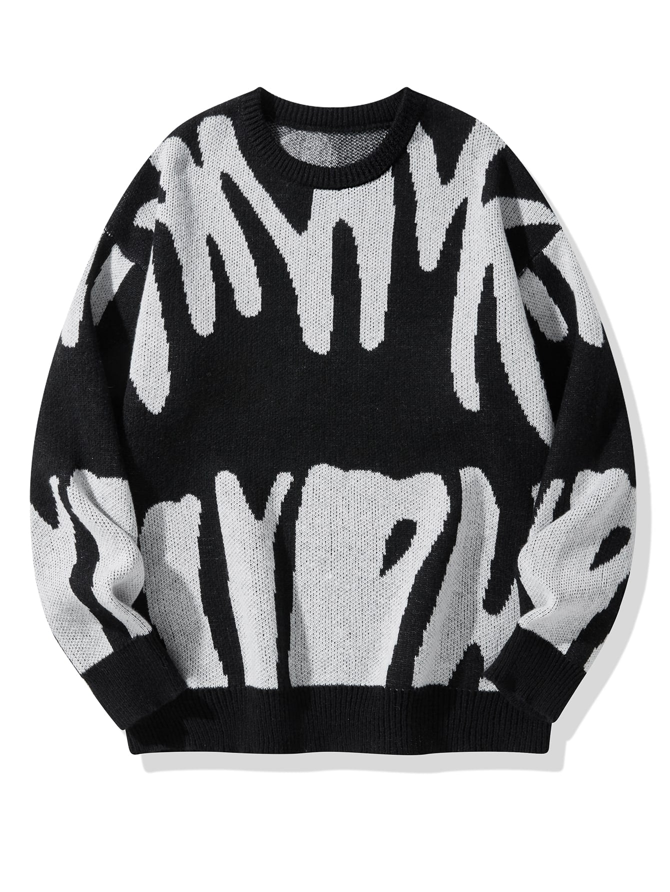 Men's Casual Pattern Printed Sweater