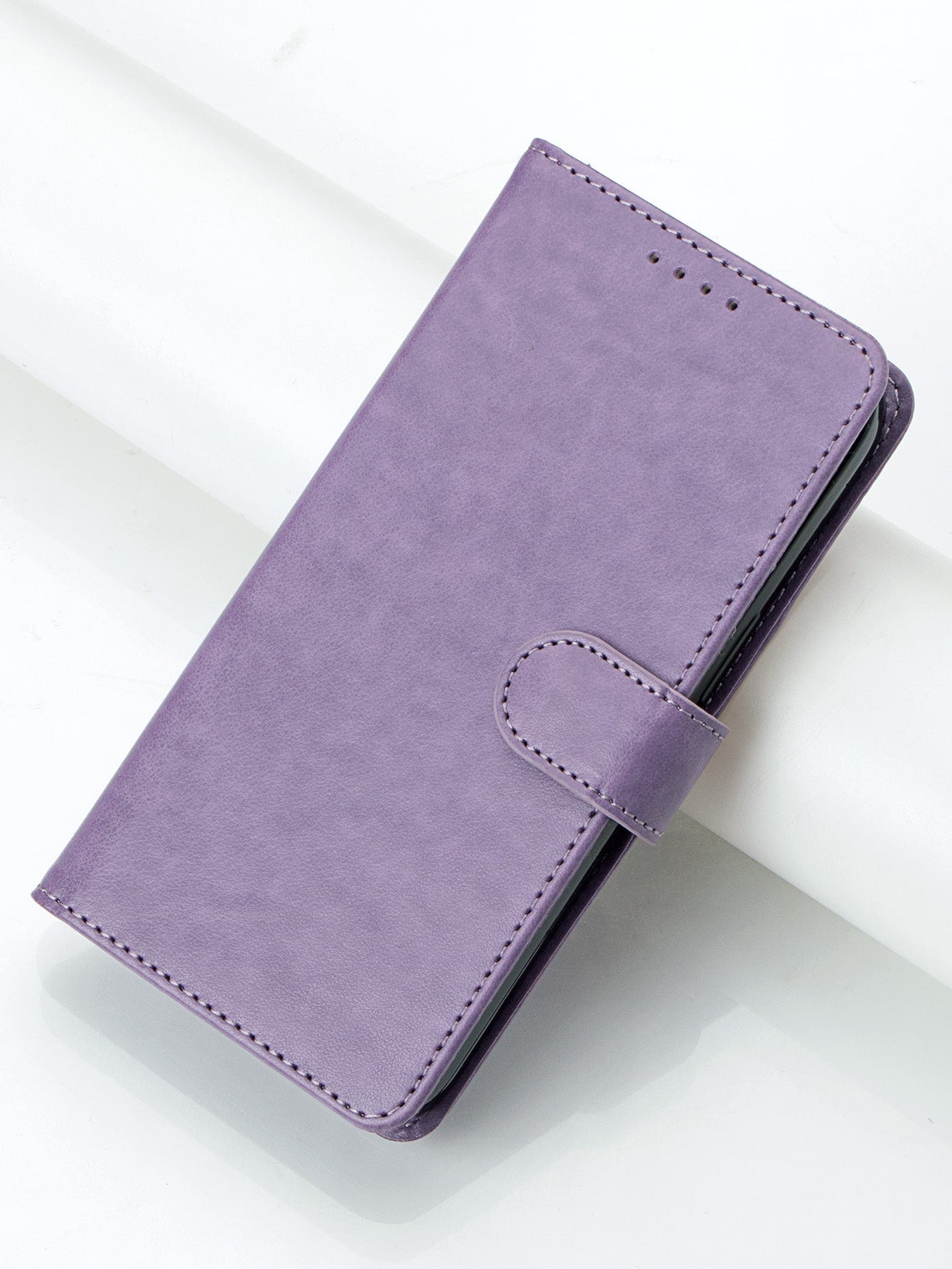 1pc PU Wallet Case With Magnetic Closure For Mobile Phone, Compatible With Apple/Samsung/OPPO/Huawei/Xiaomi/Redmi