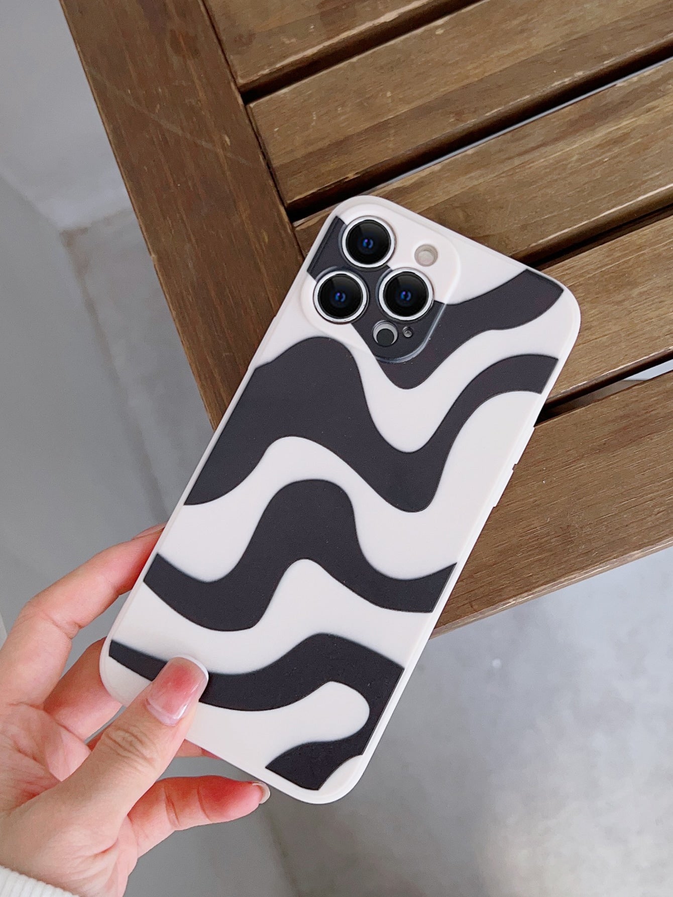 Creative Protective Phone Case Mobile Phone With Case Zebra Stripe Gift For Birthday/Valentines/Easter/Boy/Girlfriends Compatible With iPhone15/15Plus/15Pro/15Promax
