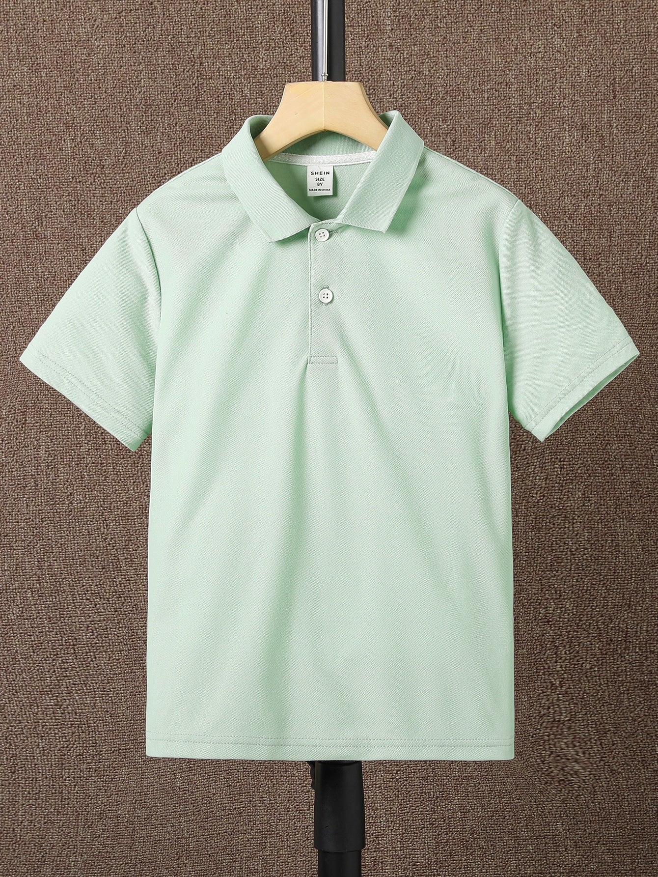 Tween Boy Solid Polo Shirt