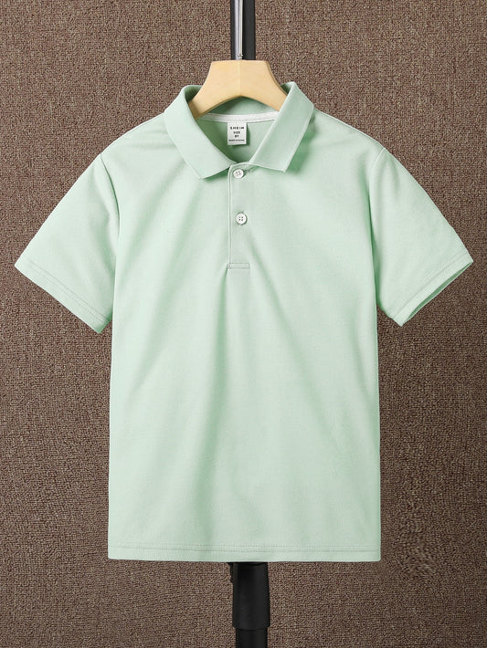 Tween Boy Solid Polo Shirt