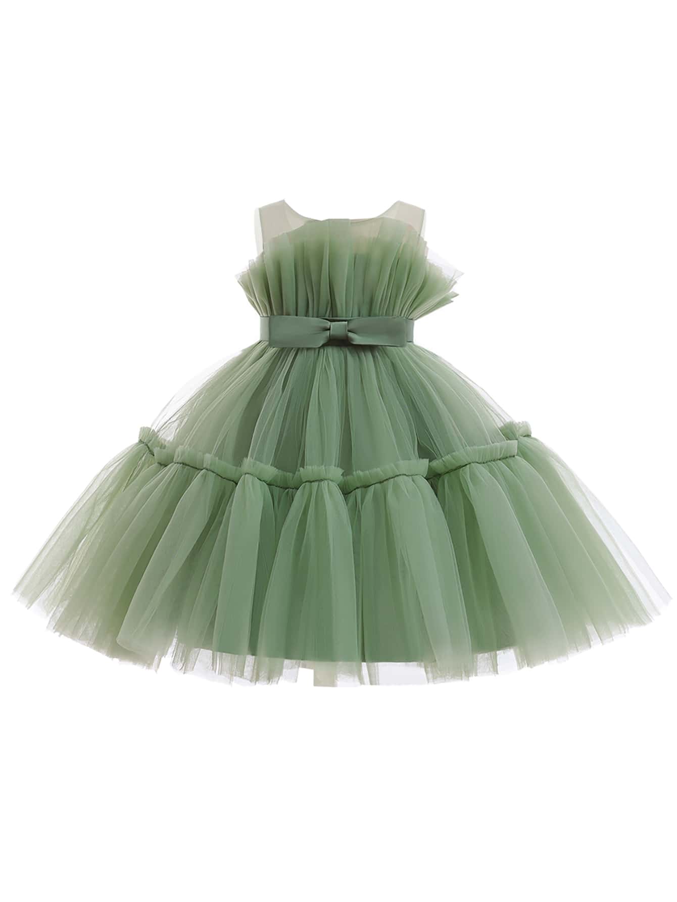 Young Girl Birthday Princess Dress Suitable For Party, Banquet, Birthday, Elegant Tulle Dress