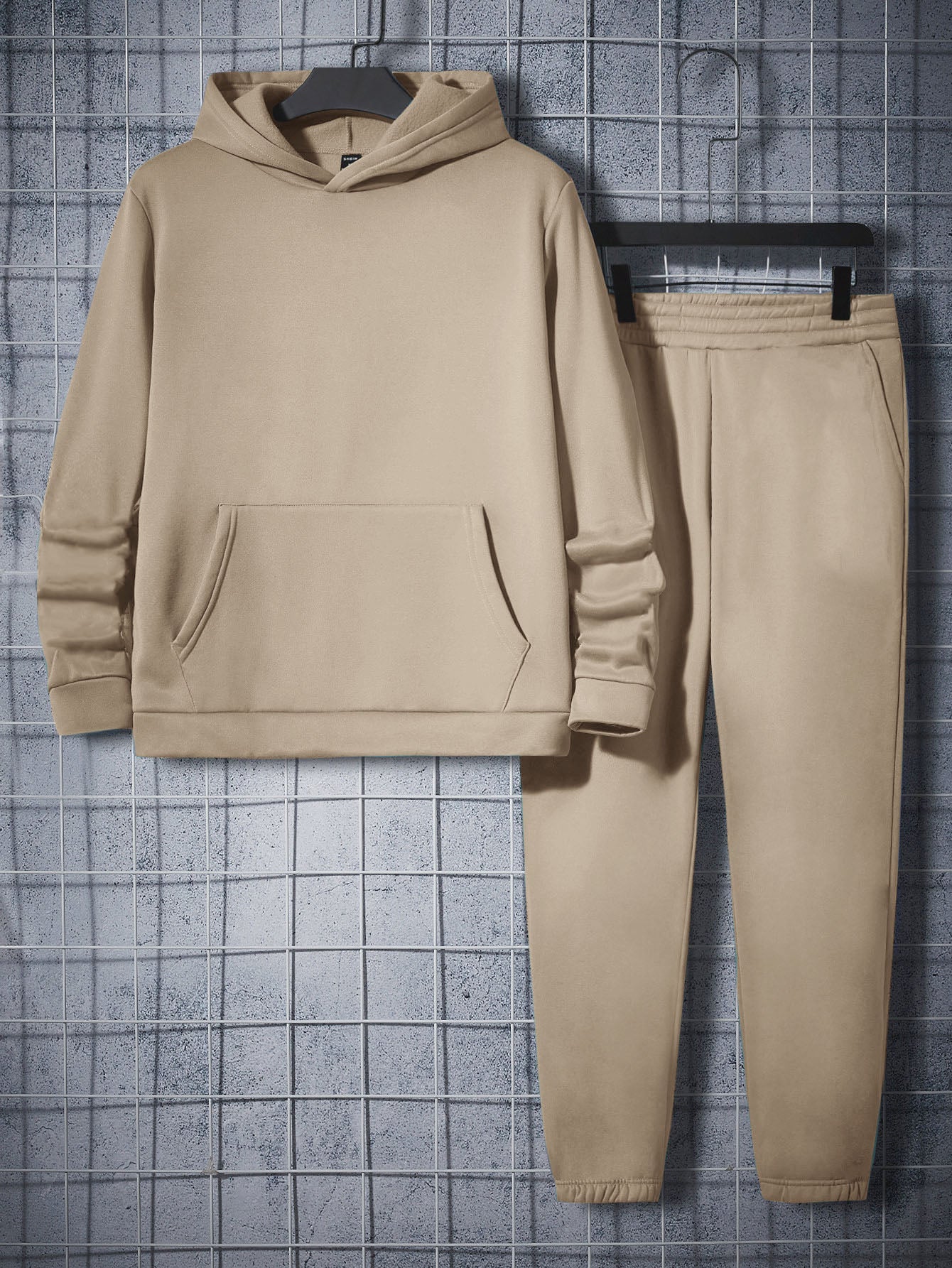 Men's Hooded Sweatshirt And Sweatpants Set