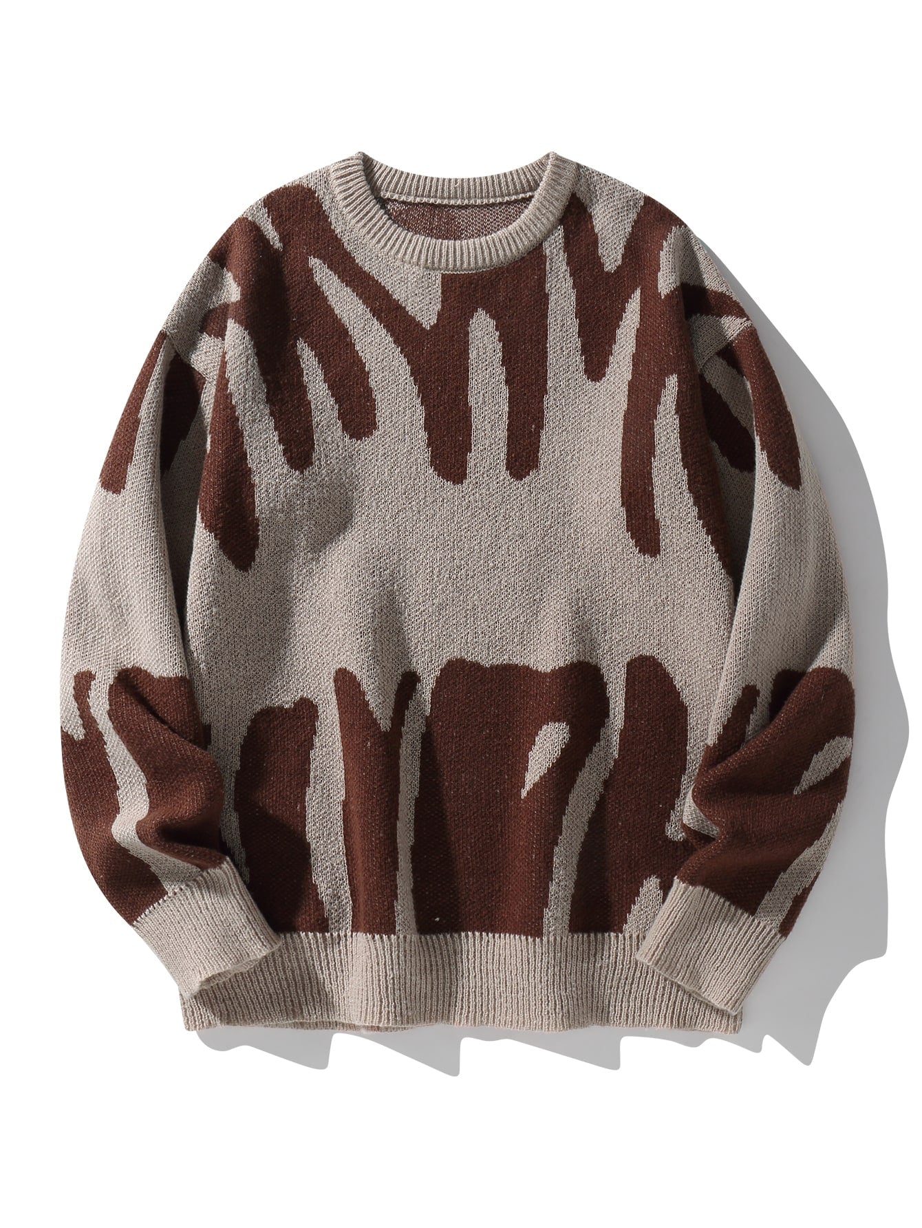 Men Graphic Pattern Sweater