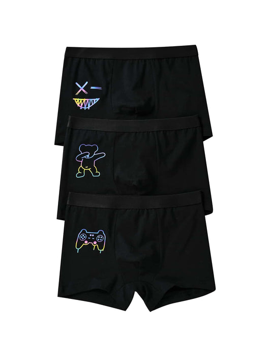 Tween Boy 3pack Cartoon Graphic Boxer Brief