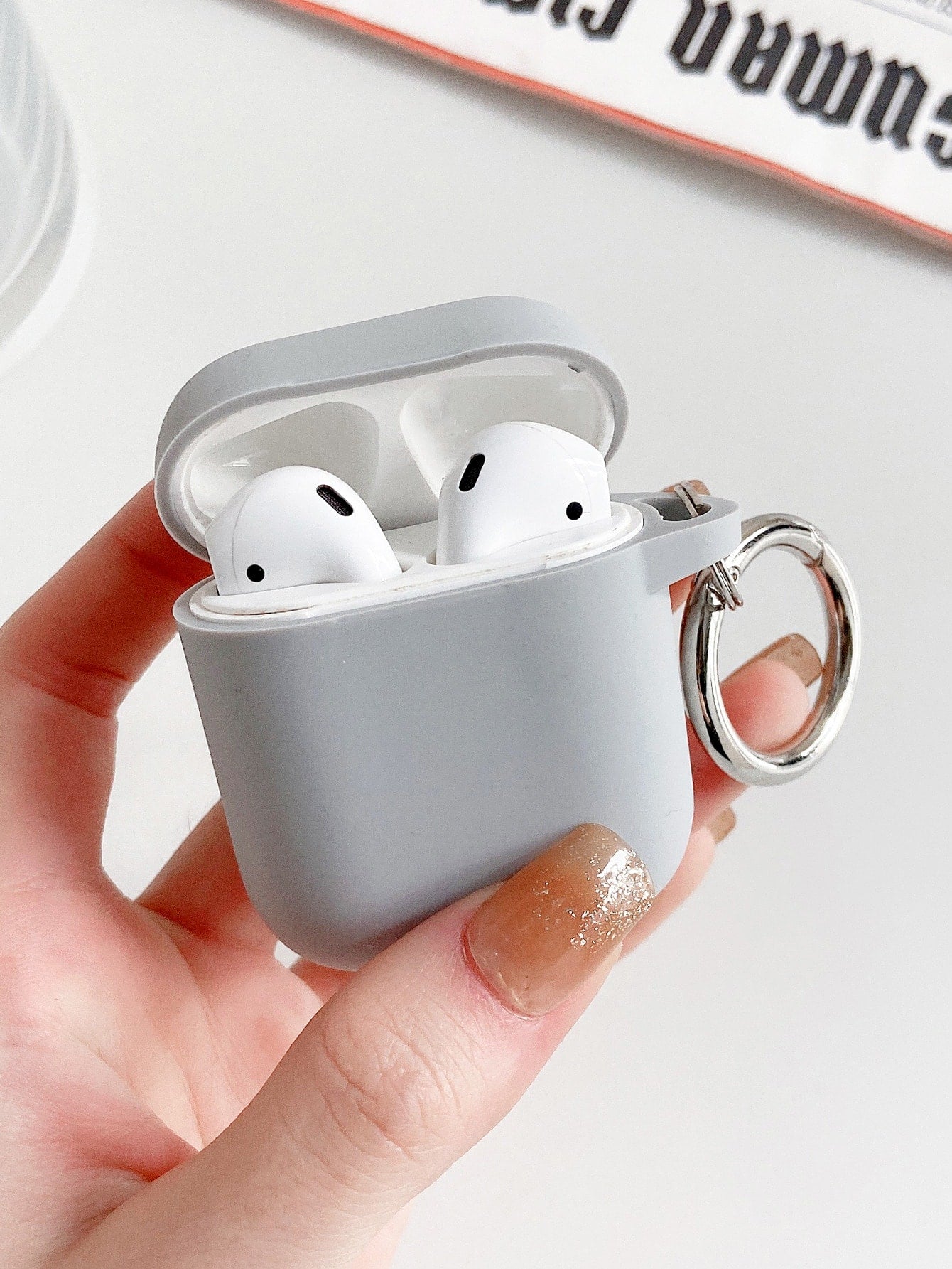 Plain Silicone Case Compatible With Airpods For AirPods1/2 AirPods Pro