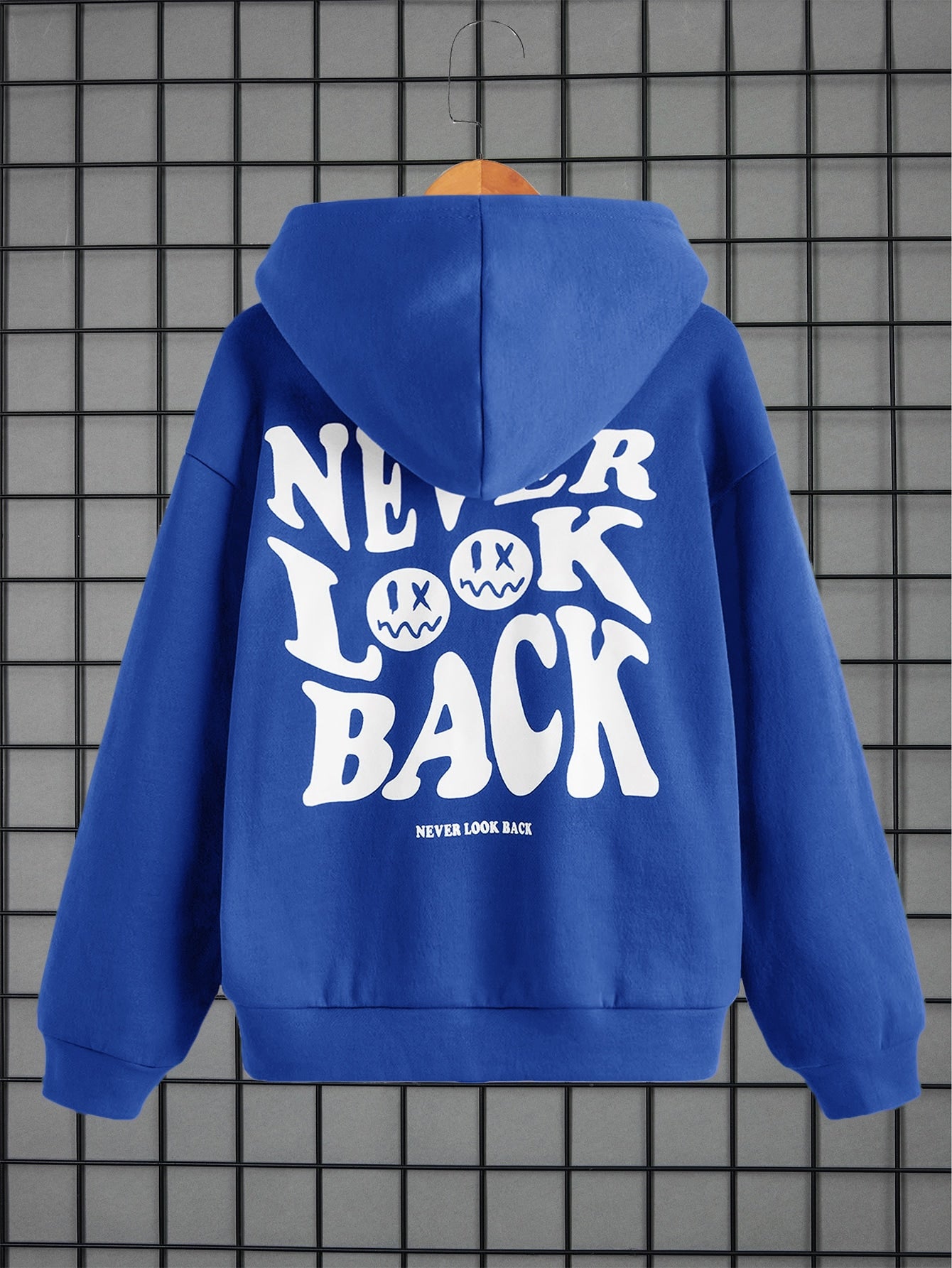 Tween Boy Cartoon & Slogan Graphic Drop Shoulder Hoodie