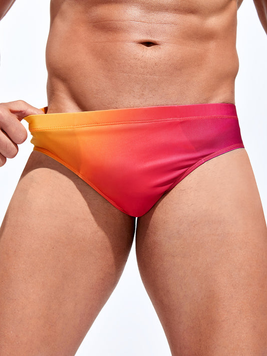 Men Ombre Swim Brief