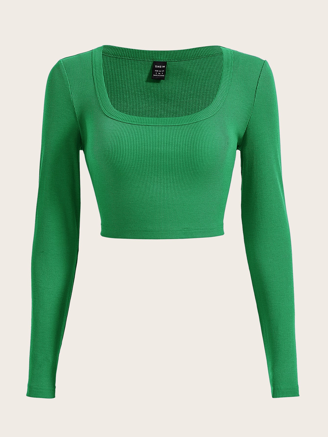 Square Neck Crop Tee