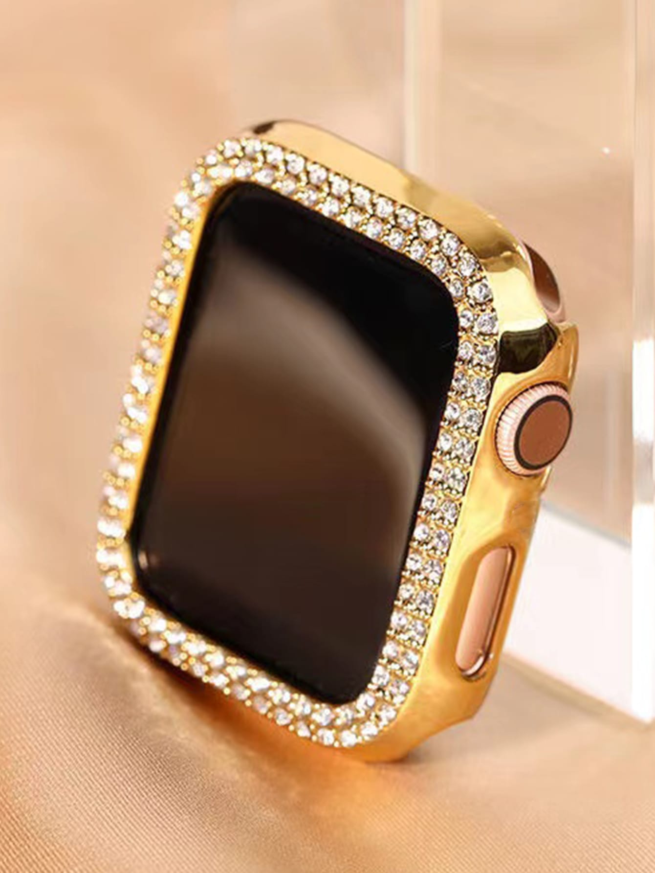 1pc Rhinestone Decor Case Compatible With Apple Watch