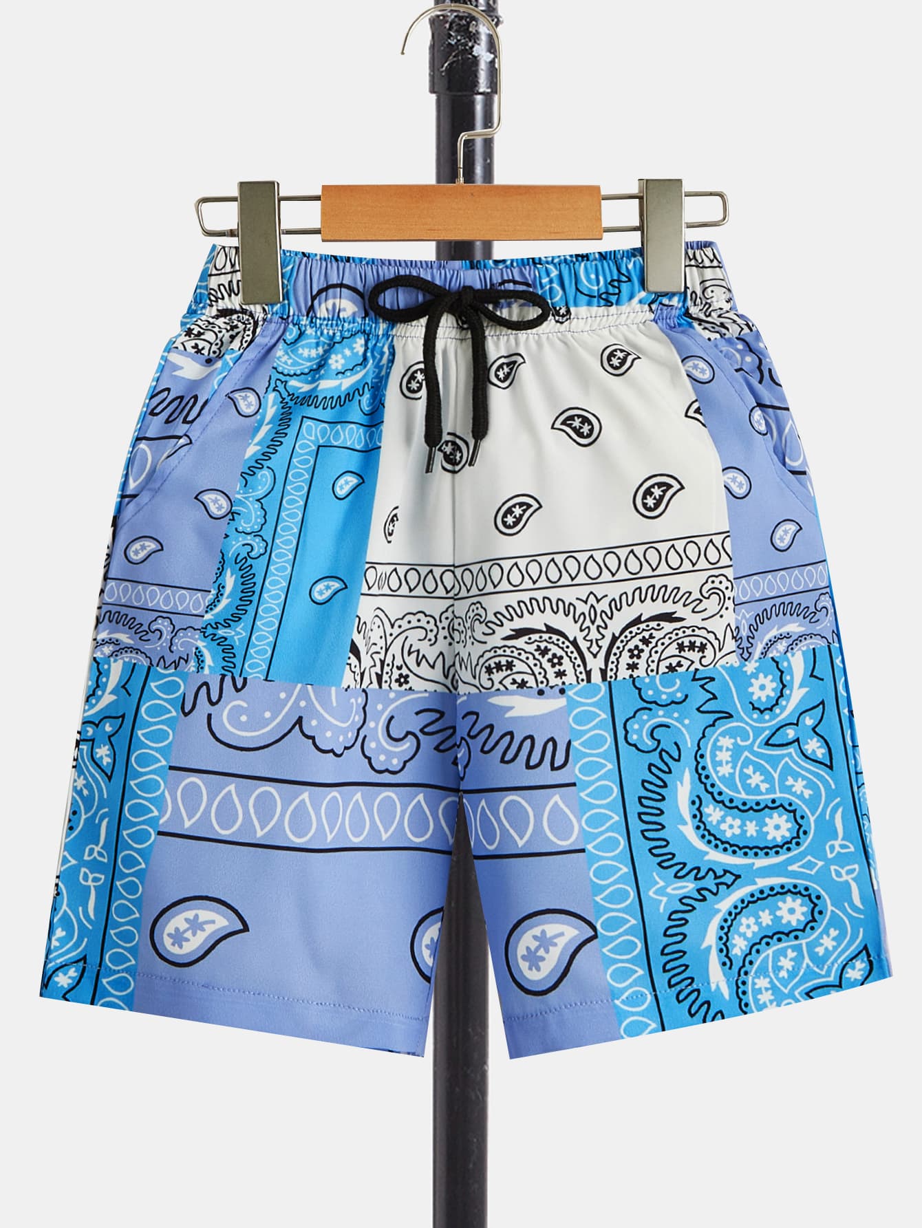 Tween Boy Printed Drawstring Casual Summer Shorts For Vacation Outfits