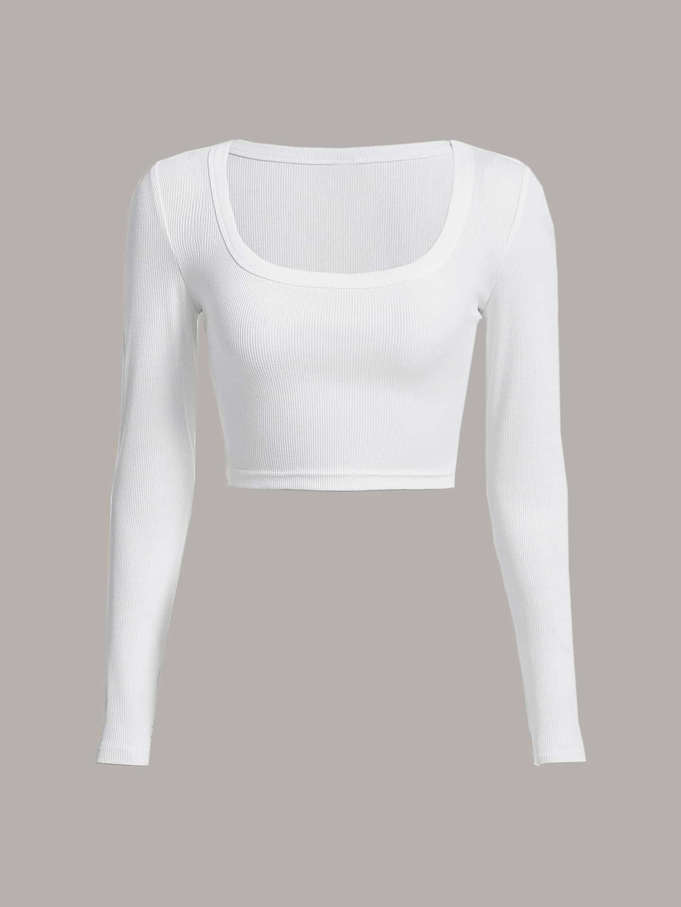 Square Neck Crop Tee