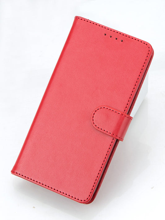 1pc Wallet-Style PU Case With Magnetic Suction For Apple/Samsung/Oppo/Huawei/Xiaomi/Redmi Phones