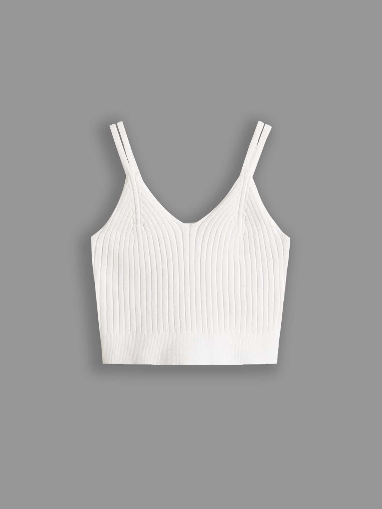 Tween Girl Solid Ribbed Knit Top