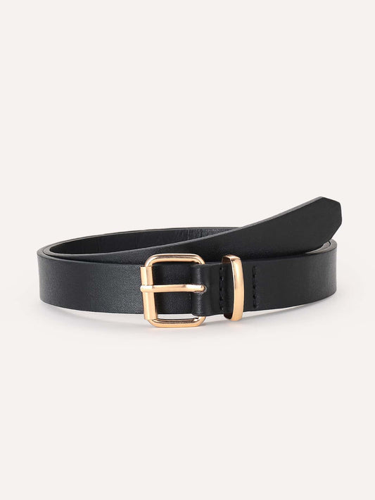 1pc Kids Metal Buckle Solid Casual Belt, For Daily Life