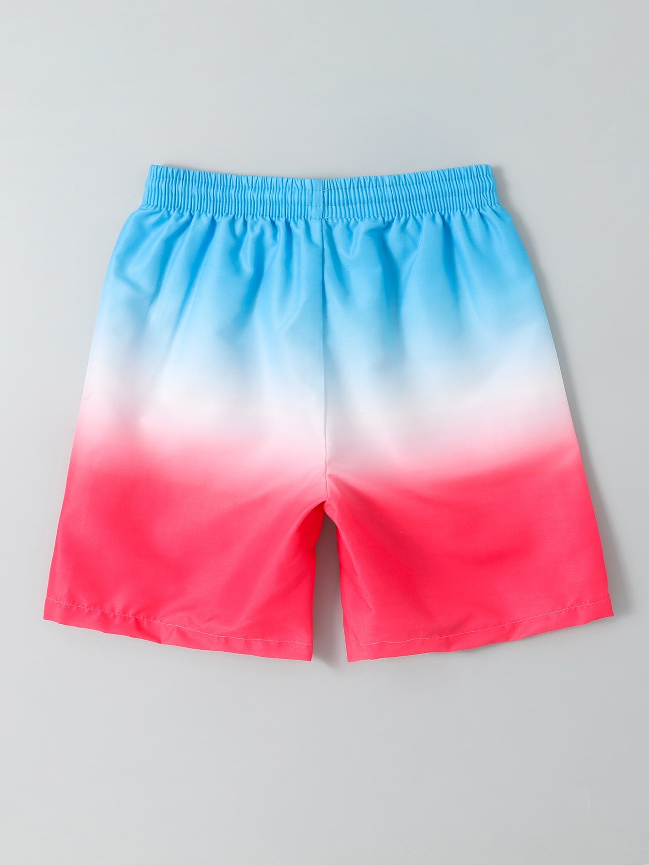 Tween Boy Ombre Drawstring Waist Swim Shorts