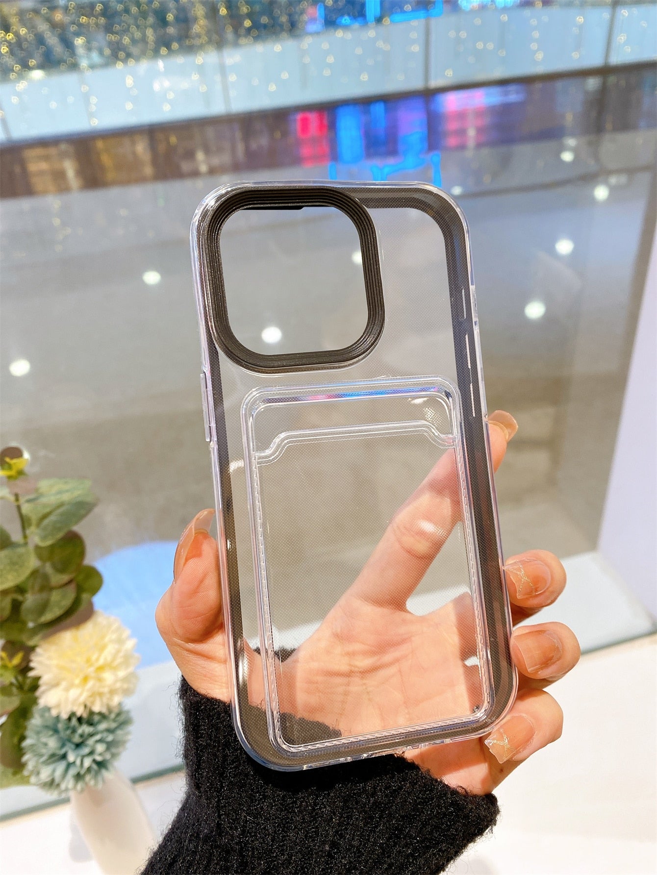 Compatible With IPhone, 2-In-1 Multifunctional Wallet Phone Case, Made Of TPU, Can Hold Cards And Coins, Shockproof, Sweat-Proof, Fingerprint-Proof, Wear-Resistant, Non-Fading