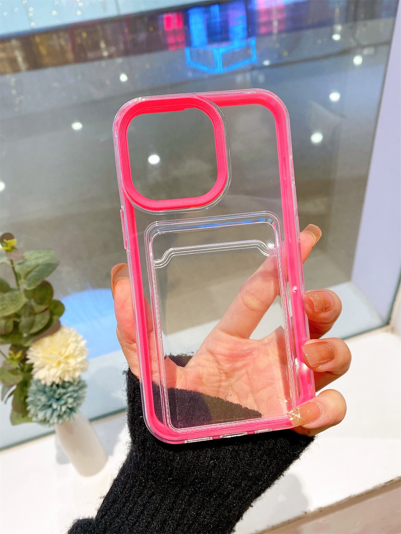 Compatible With IPhone, 2-In-1 Multifunctional Wallet Phone Case, Made Of TPU, Can Hold Cards And Coins, Shockproof, Sweat-Proof, Fingerprint-Proof, Wear-Resistant, Non-Fading